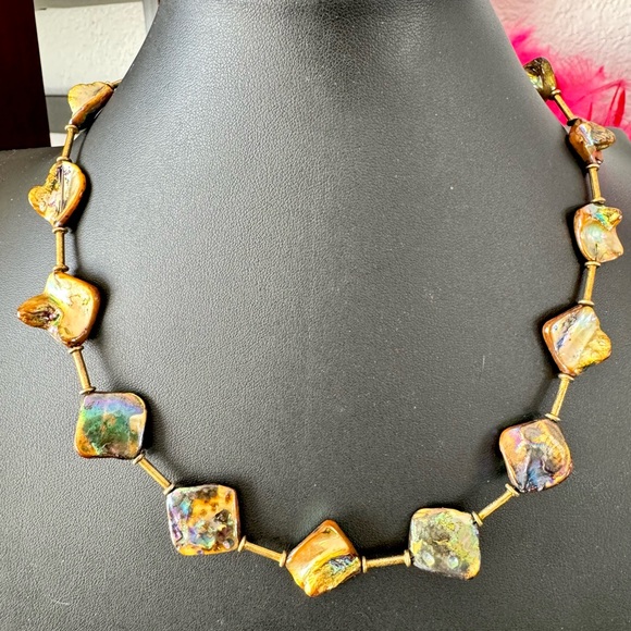 Diamond Shell and 925 Silver Necklace - Picture 9 of 9